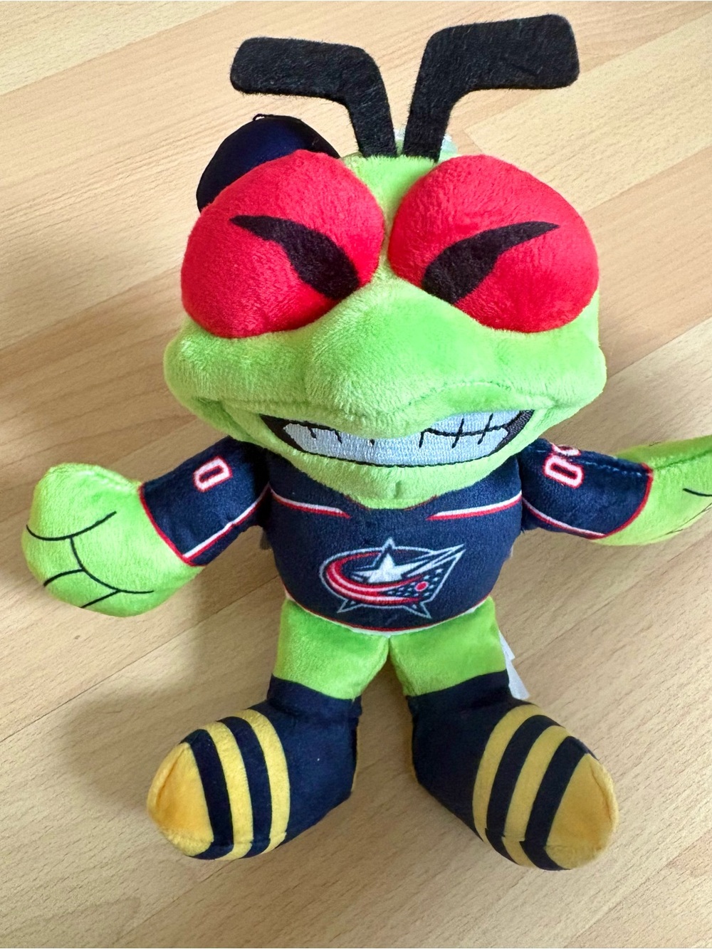 NHL Columbus Blue Jackets Stinger Wasp Mascot Bleachers Creature Plush